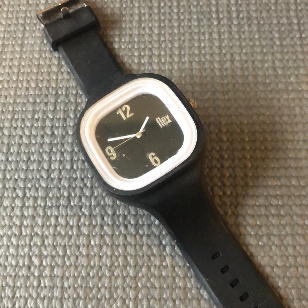 Black Flex Watch